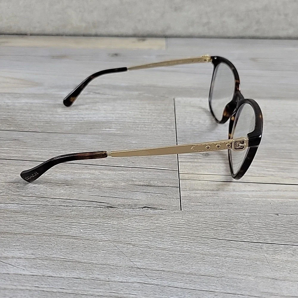 Coach Eyeglasses HC 6113 5485 Dark‎ Tortoise 53-18-140 Frames Only